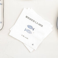 Servietten "Bonjour La Mer" von Bastion...