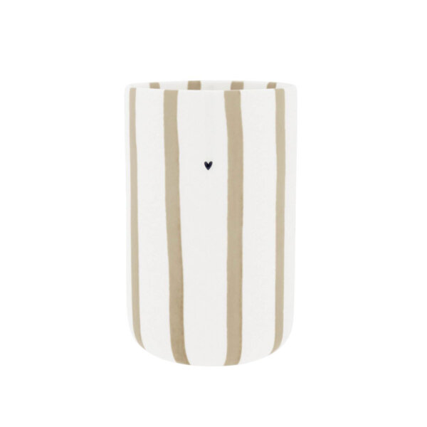 Behälter Utensil Jar "natural big stripe" von Bastion Collections