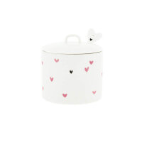 Zuckerdose mit Löffel "white rose little...