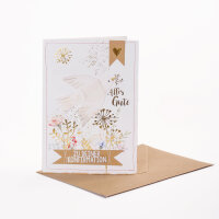 Konfirmationsblumenkarte "Taube" von Good old...