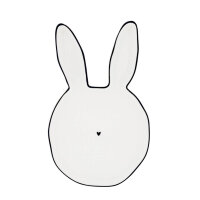 Teller Hase / Plate "white bunny" von Bastion...