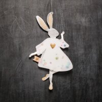 Wunschhasen von Good old Friends Herz gold