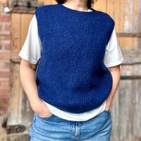 Strickpullunder dunkelblau One Size