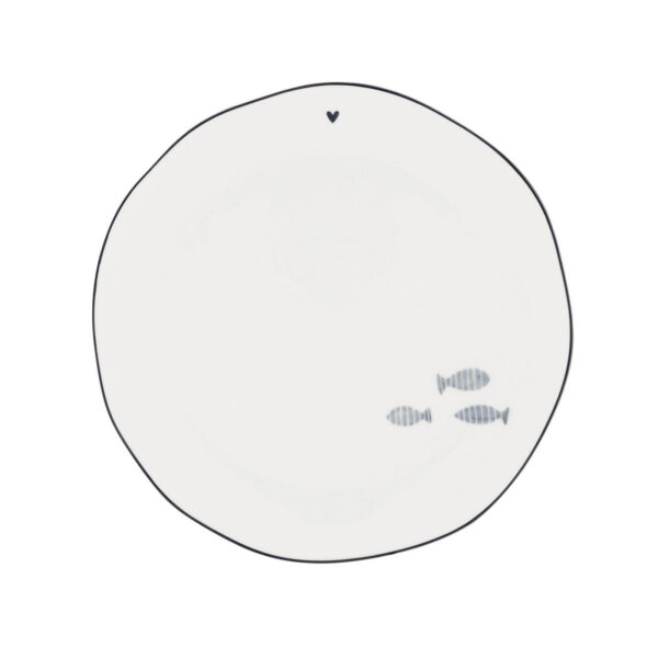 Teller Fische / Dessert Plate Iris Blue Fishes von Bastion Collections