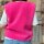 Teddyweste pink