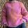 Rautenpullover pink-orange One Size