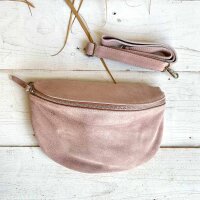 Hipbag "L" Velours altrosa
