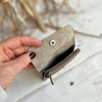 Leder-Portemonnaie S Leo metallic