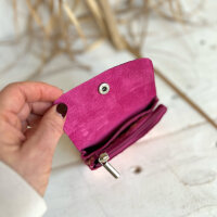 Leder-Portemonnaie S Leo pink-gold