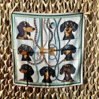 Großes Viskosetuch "Dackel"