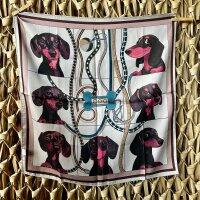 Großes Viskosetuch "Dackel"