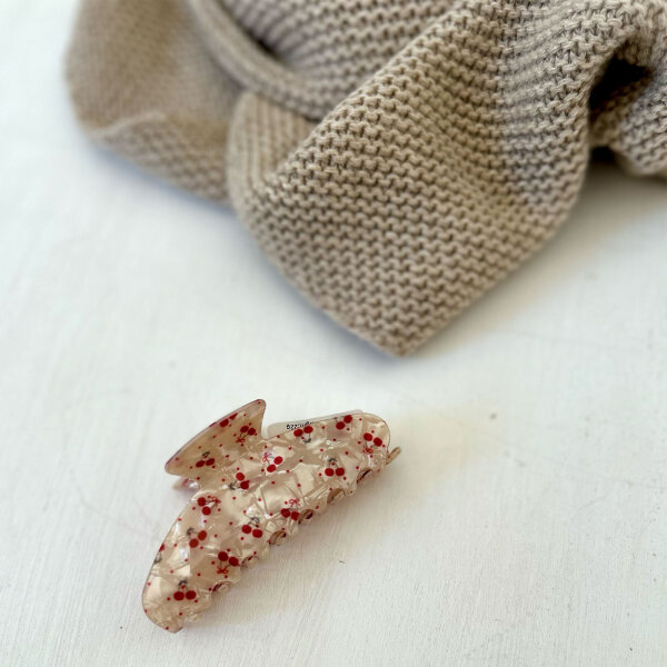 Haarklammer groß "Kirschen"