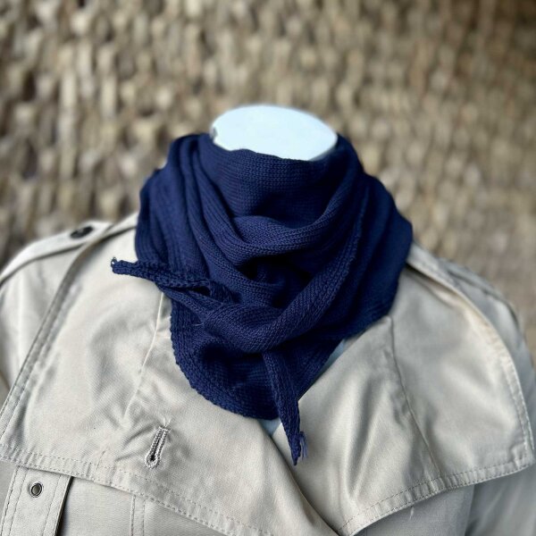 Mini-Dreieckstuch "dunkelblau"