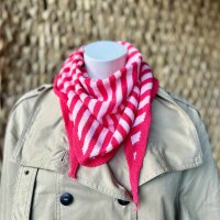 Mini-Dreieckstuch "hellrot-rosa"