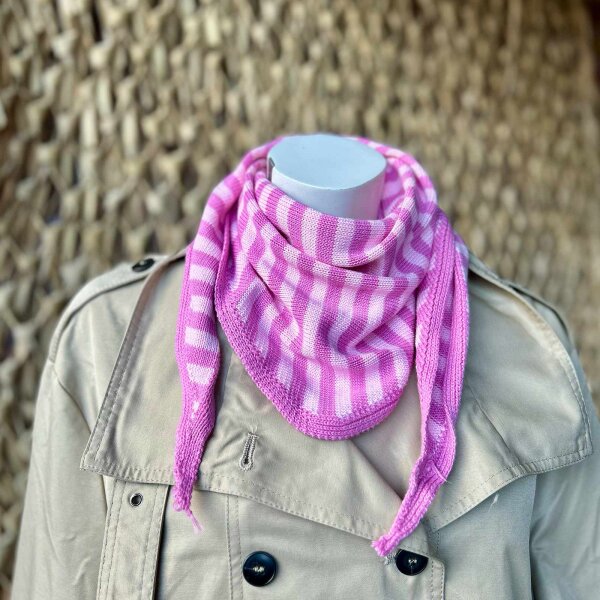 Mini-Dreieckstuch "pink-rosa"