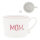 Tasse / Mug white rose "MOM" von Bastion Collections