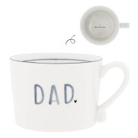 Tasse / Mug white blue "DAD" von Bastion...