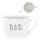 Tasse / Mug white blue "DAD" von Bastion Collections