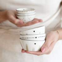 Schälchen / Bowl Sauce White/natural print von Bastion Collections