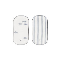 Kleine Servierplatte oval / Oval Plate XS White/Blue...