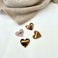 Haarspange Herz Leo