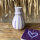 Vase Streifen lila