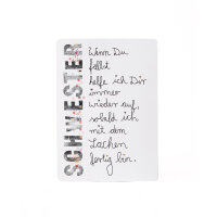 Family Postcard "Schwester" von Good old friends