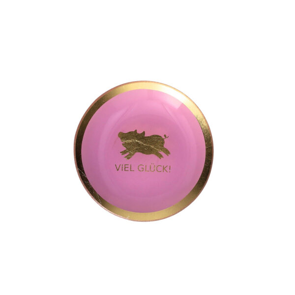 Glasteller Love Plates "Glücksschwein" von Giftcompany