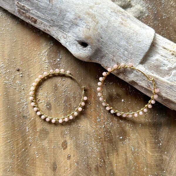 Ohrring Cissy Pink Opal von IBU JEWELS