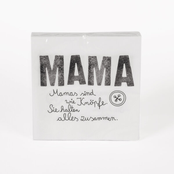Familienservietten "Mama" von Good old Friends