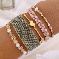 Armband Joanie 5 Heart von IBU JEWELS