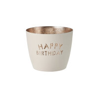 Windlicht Madras "Happy Birthday"...