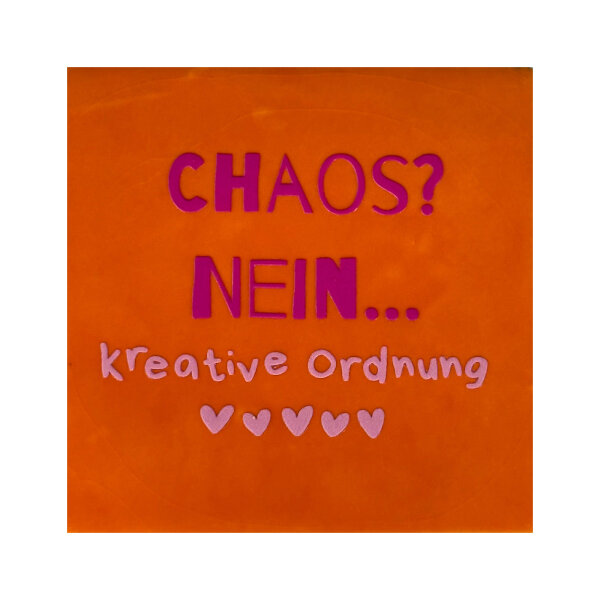 Bunte Fliese "Chaos?" von Yett
