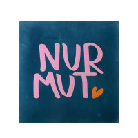 Bunte Fliese "Nur Mut" von Yett