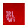 Bunte Fliese "GRL PWR" von Yett