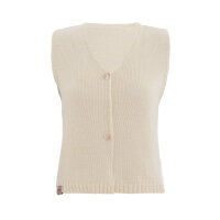 Strickweste "Lumi" Ecru von Knit Factory