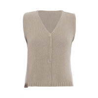Strickweste "Lumi" Leinen von Knit Factory