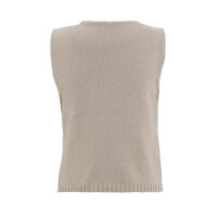 Strickpullunder mi Knöpfen "Lumi" Leinen von Knit Factory 40/42