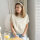 Strickpullover "Casy" Leinen von Knit Factory