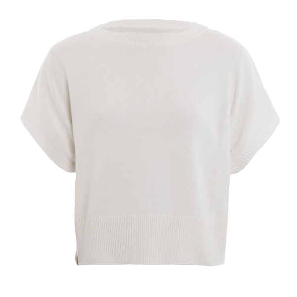 Strickpullover "Casy" wollweiß von Knit Factory