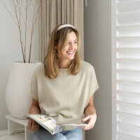 Strickpullover "Casy" wollweiß von Knit Factory