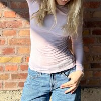 Cashmere-Modal-Mix Shirt flieder One Size