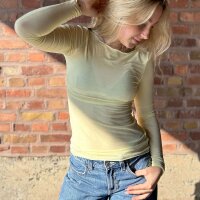 Cashmere-Modal-Mix Shirt buttergelb One Size