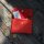 Leder-Portemonnaie S coral