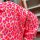 Musselinbluse regular "Leo neonpink-weiß-neonorange" One Size