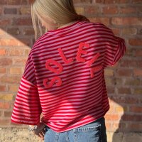Sweat-T-Shirt "Soleil" rot-pink One Size