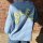 Sweat-T-Shirt "Soleil" azur-hellblau One Size