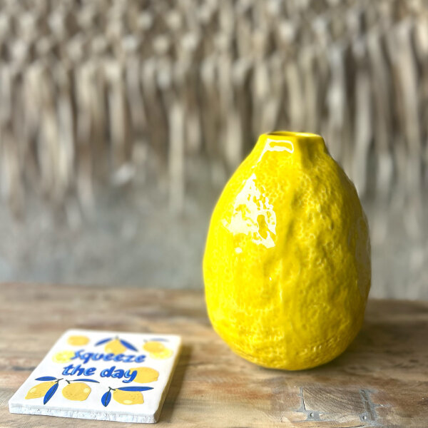 Vase Zitrone groß