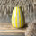 Vase Stripe Dolomite yellow
