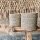 Korb natur-vintage-green